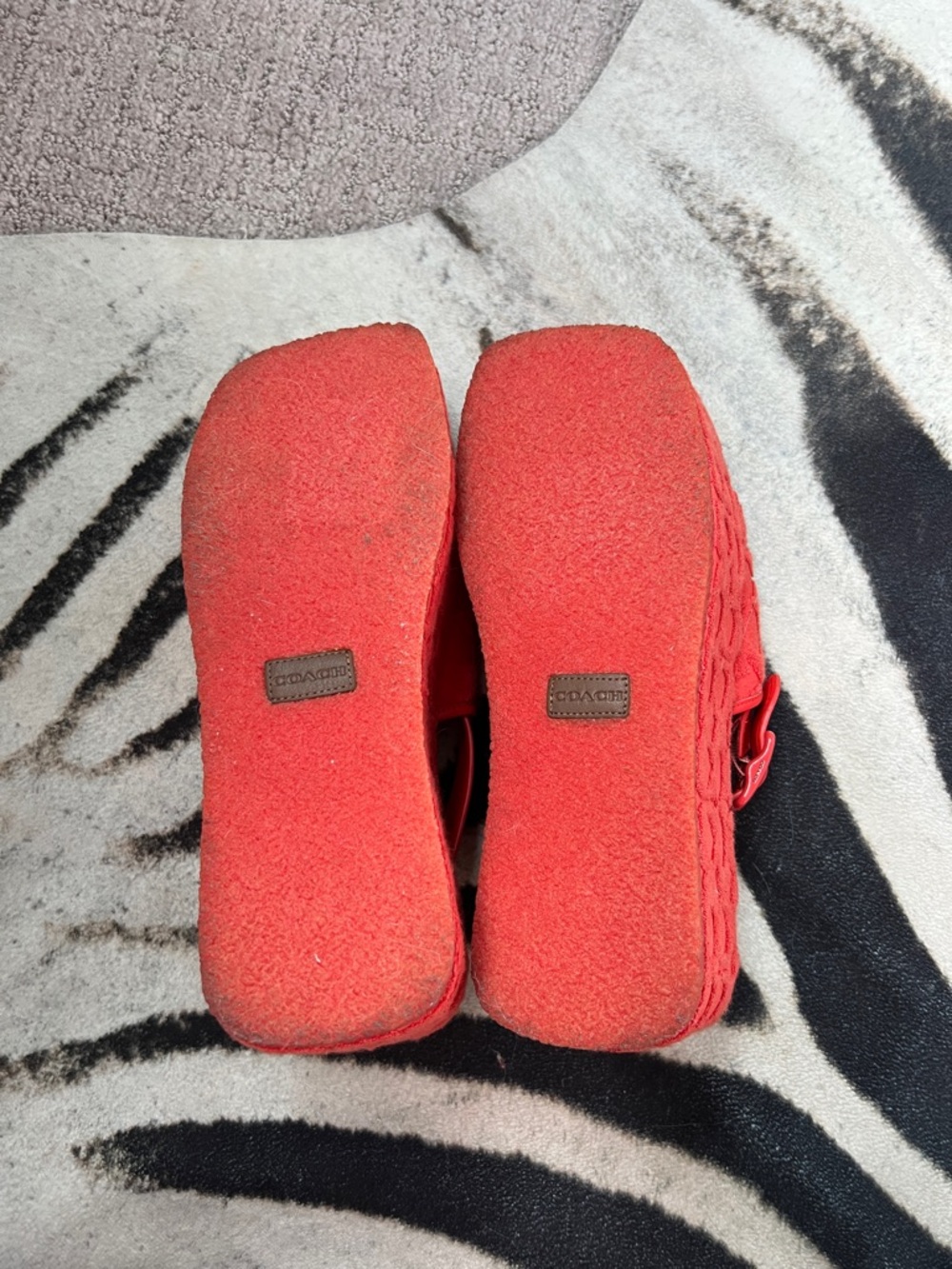 Coach Coral Signature Textile Slingback Mules - Picture 5 of 6